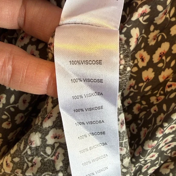 Apricot Long Boho Peasant Empire Waist Dress NWOT - Picture 10 of 11